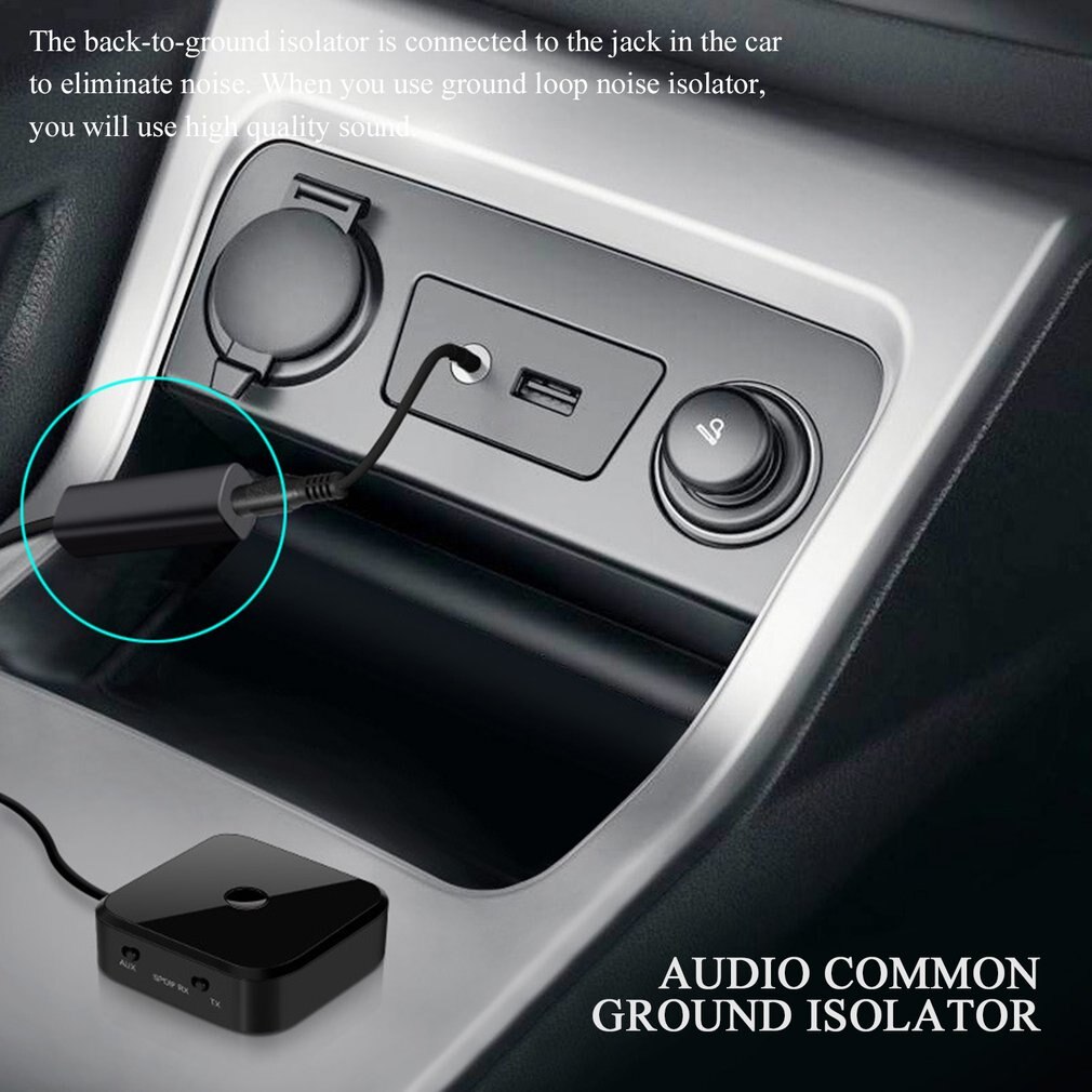 Isolador à terra comum audio para o receptor de filtro de ruído do redutor de ruído do sistema de áudio do carro anti-interferência