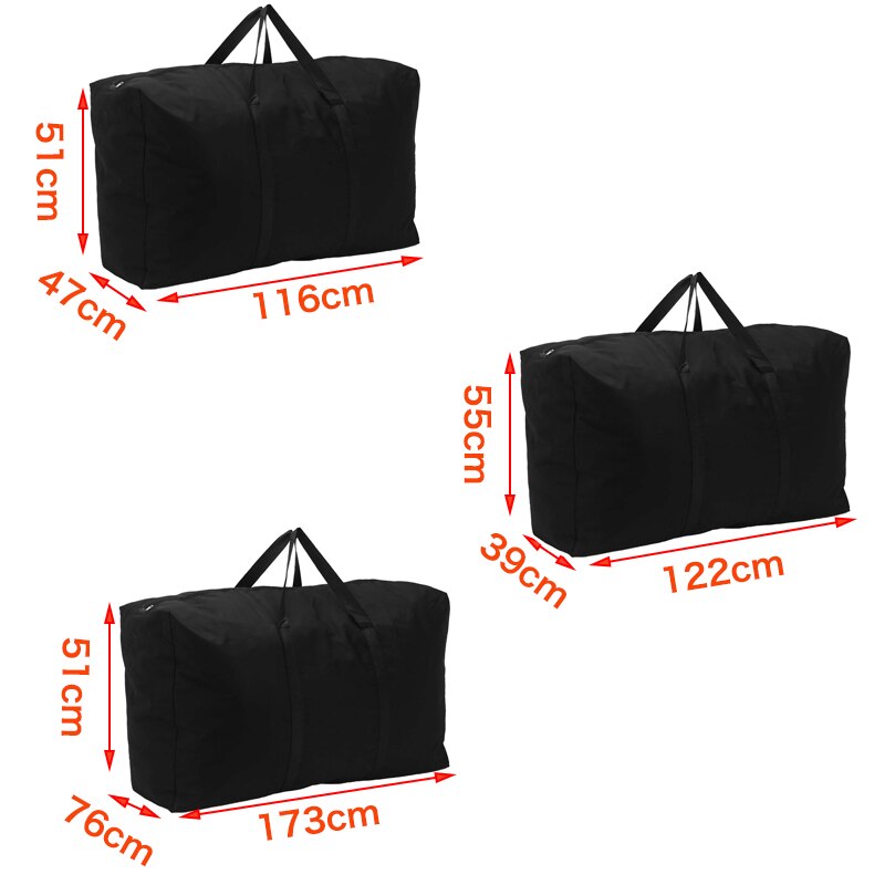 3 size Large Capacity Outdoor Garden Furniture Storage Bag Cushions Seat Protective Cover Waterproof Storage Bags