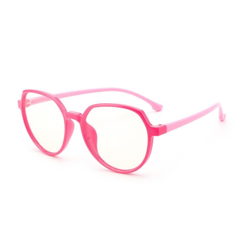 Silicona niños gafas niño niña miopía marcos para lentes recetados gafas transparentes niños gafas marco óptico: B