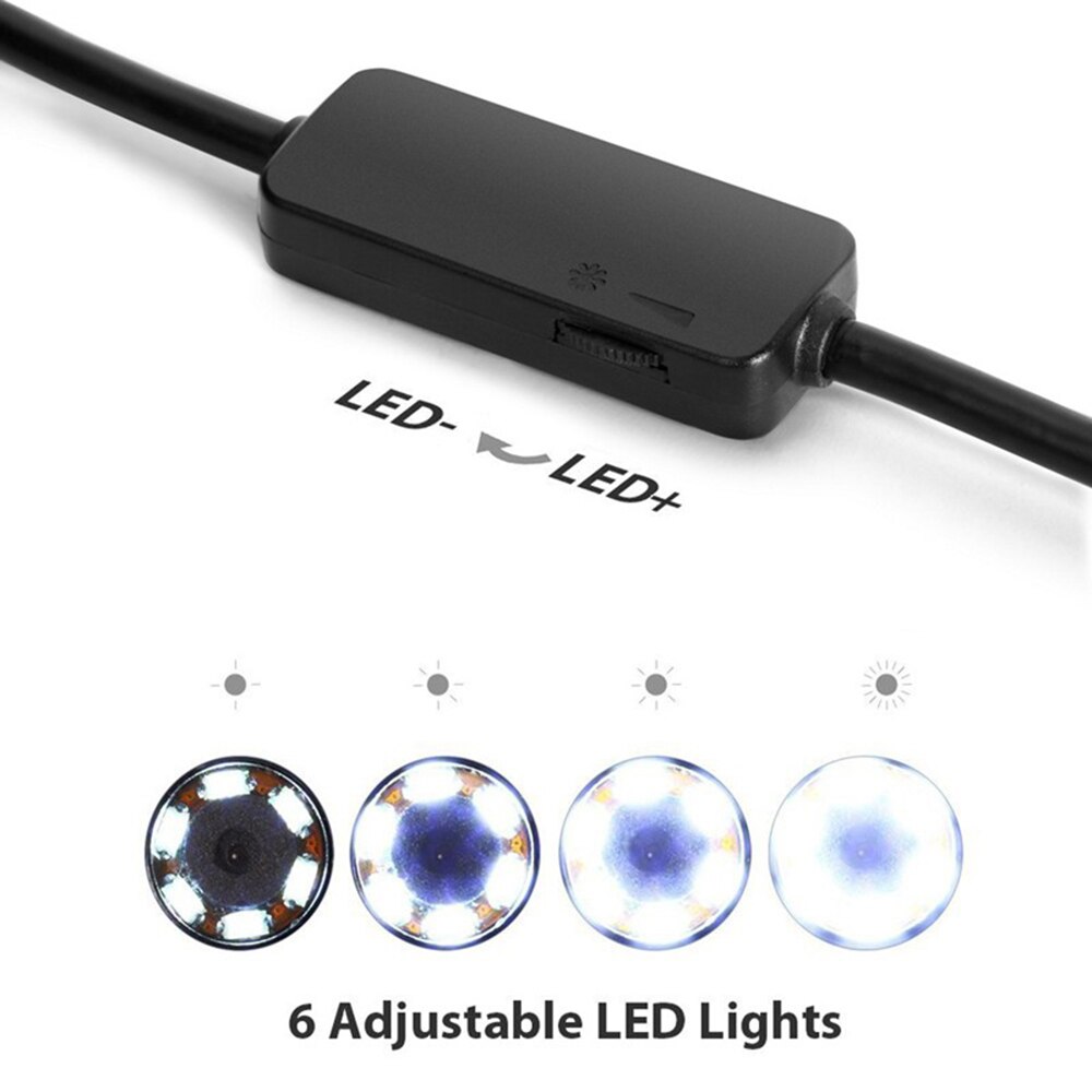 Typ-c endoskop android usb 5.5mm 1m 3m 5m 7m kabel kamera inspektion kamera pc android telefon boreskop rör kamera endoskop