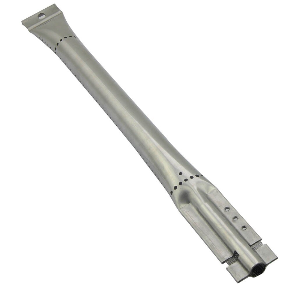 BBQ Parts 15641 Gas Grill Replacement 16.9 Inch Straight Stainless Steel Burner For Charmglow Charbroil 4pack