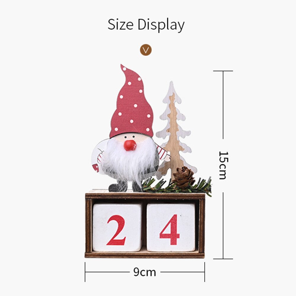 Kerstkalender vrolijke kerstversieringen voor thuis noel kerstmis jaar kerstman poppen elf decoratie
