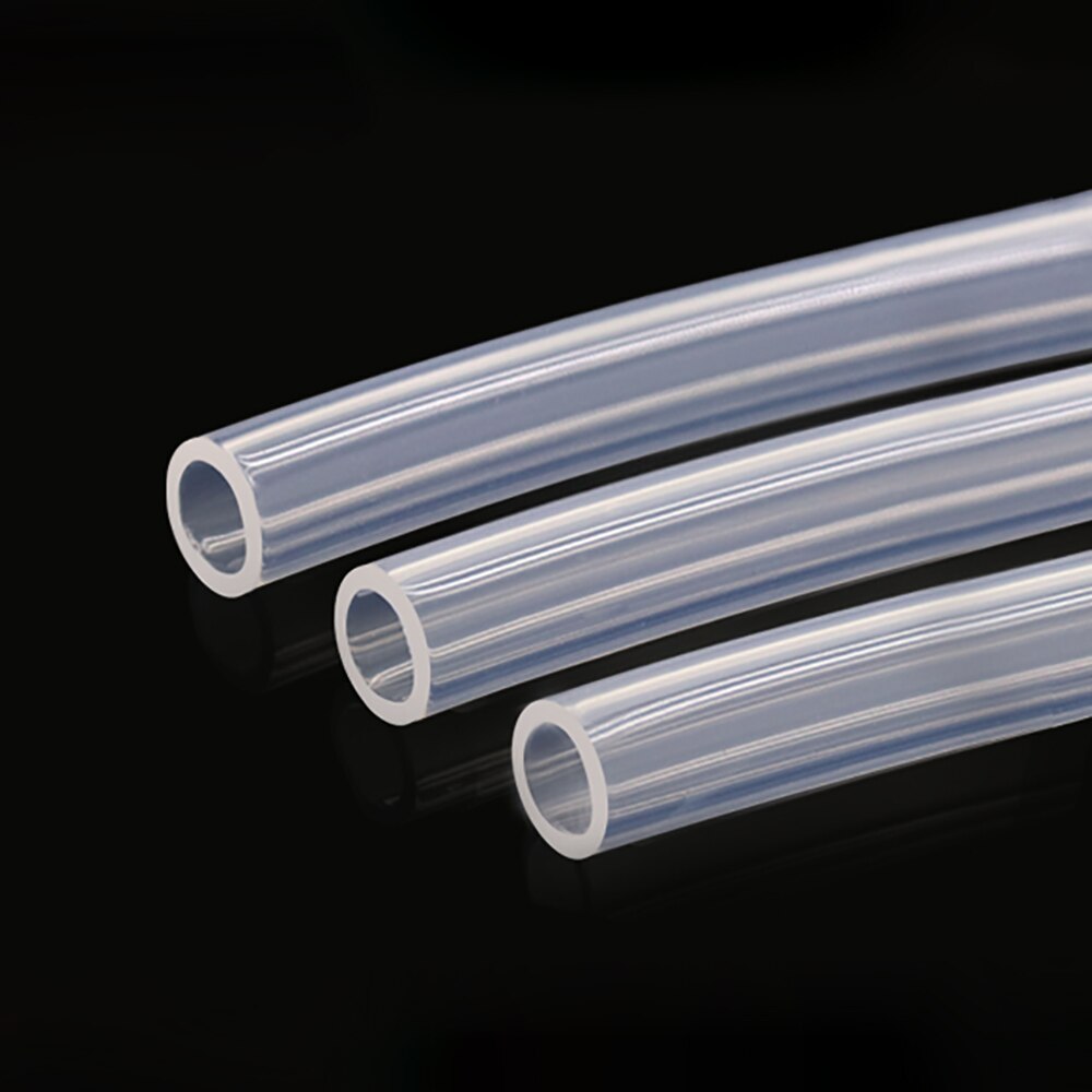 Tubo de silicona transparente para elaboración de cerveza, manguera Flexible de alta temperatura, para acuario, aire 9/10/12/16/25MM, 1 metro