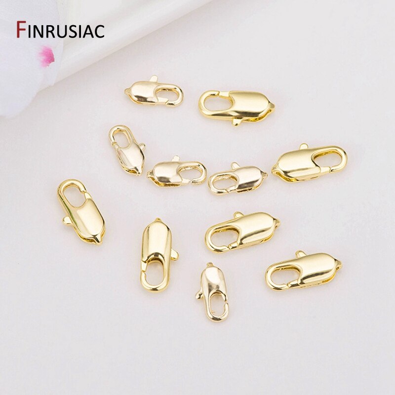 14K Vergulde Karabijn/Lente Sluitingen Voor Sieraden Maken Diy Craft