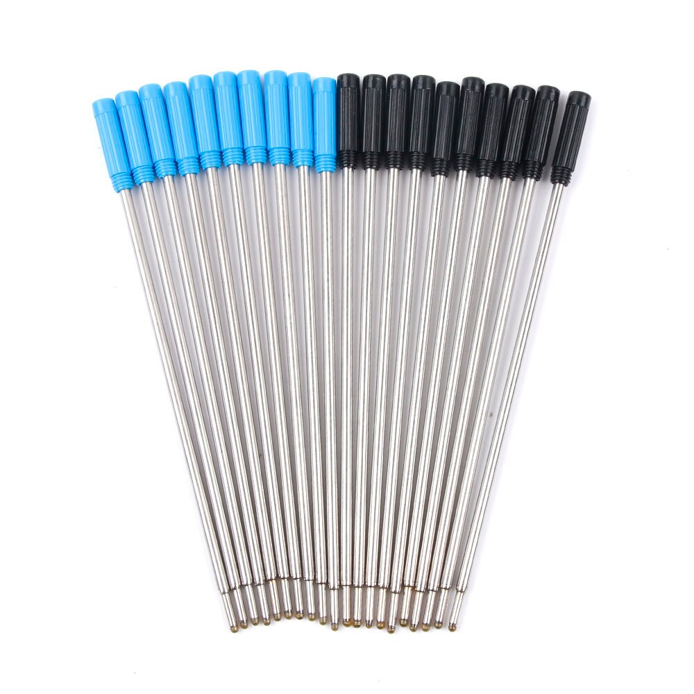 10pcs Cross Style Ballpoint Pen ink Refills Suit BLACK and Blue Useful Office School Promotional PEN