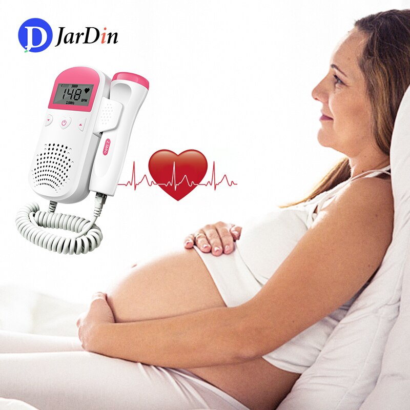Foetale Doppler 2.5MH Baby Hartslag Detector Foetale Echografie Thuis Zwangere Doppler Baby Hartslagmeter Pocket Doppler 2.5Mhz