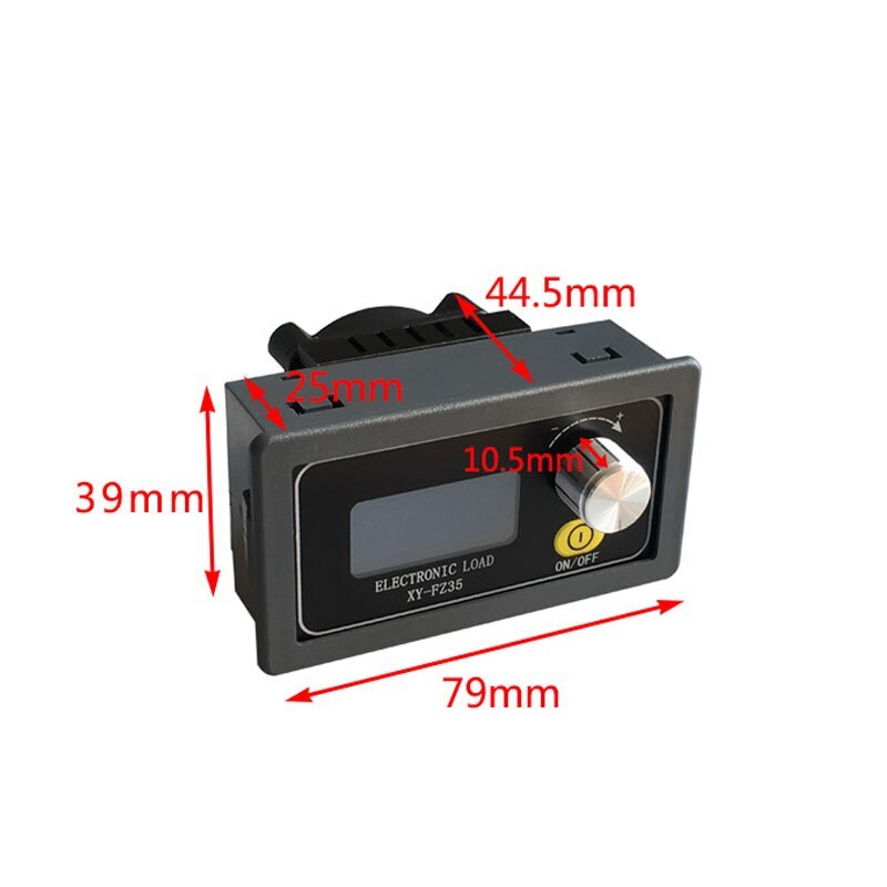 Constant Current Electronic Load Tester Power Aging Adjustable Load Detector Battery Capacity Tester With Cooling F-A-N^