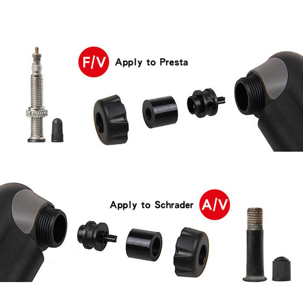 Portable Mini Pump Inflator Bicycle Bike Ultra Light USA/French Nozzle Compatible Bike Useful Pump set