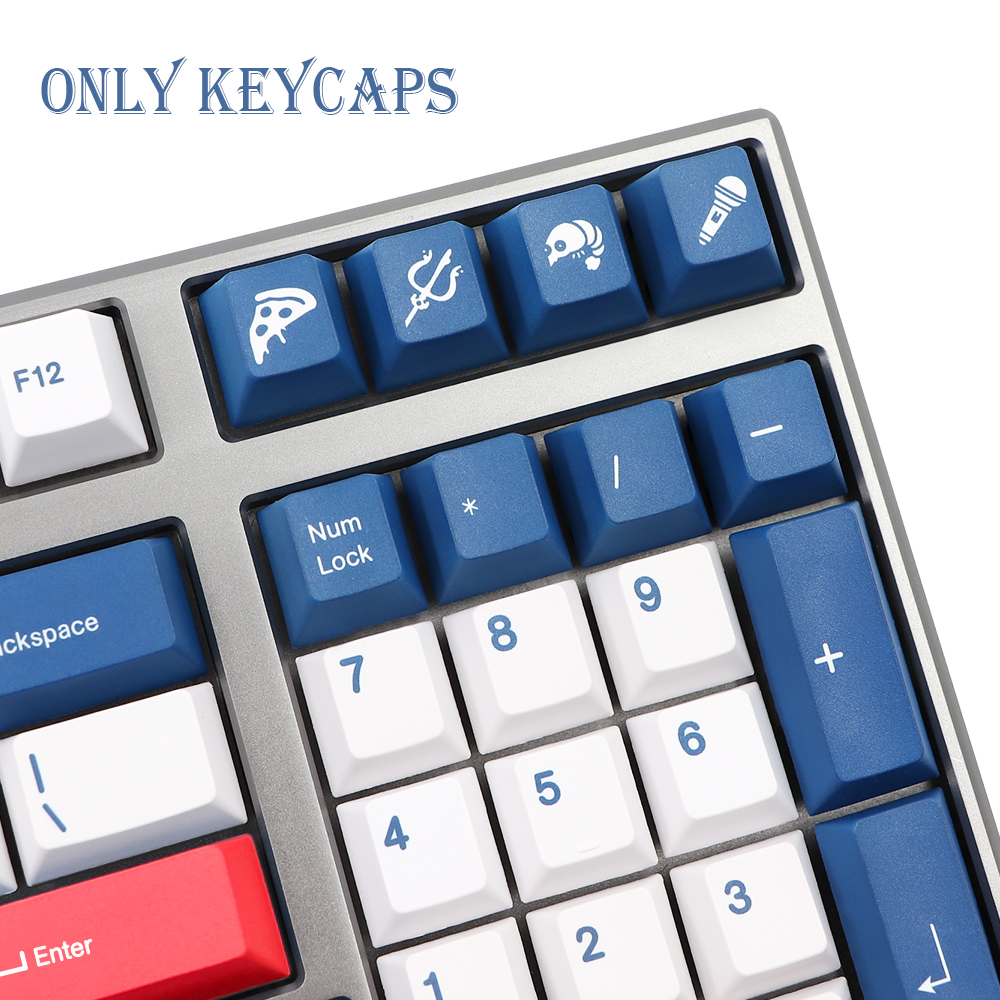 RAMA a Shrimp pbt Keycap Cherry Profile For dz60/gk61/68/75/84/980/104 Corsair STRAFE K65 K70 Logitech G710+ 7 u Space Key Cap