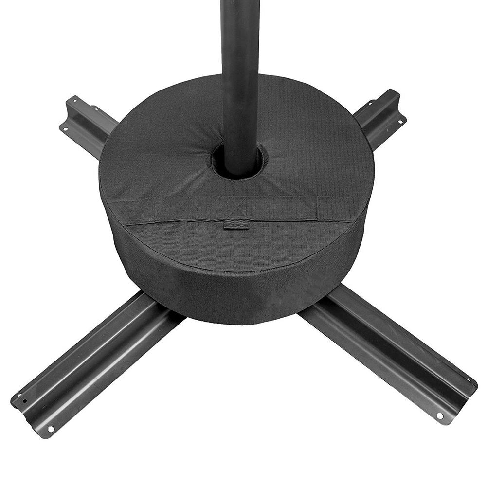 Bolsa de peso redonda para sombrilla de Patio, peso pesado para ARENA, soporte para cualquier paraguas de Patio para exteriores