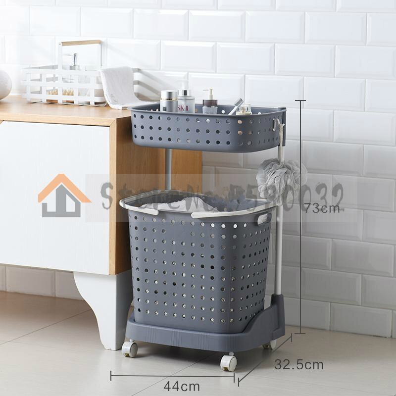 Dirty laundry basket laundry basket dirty clothes storage basket household clothes bathroom clothes indigo frame barrel: ml5