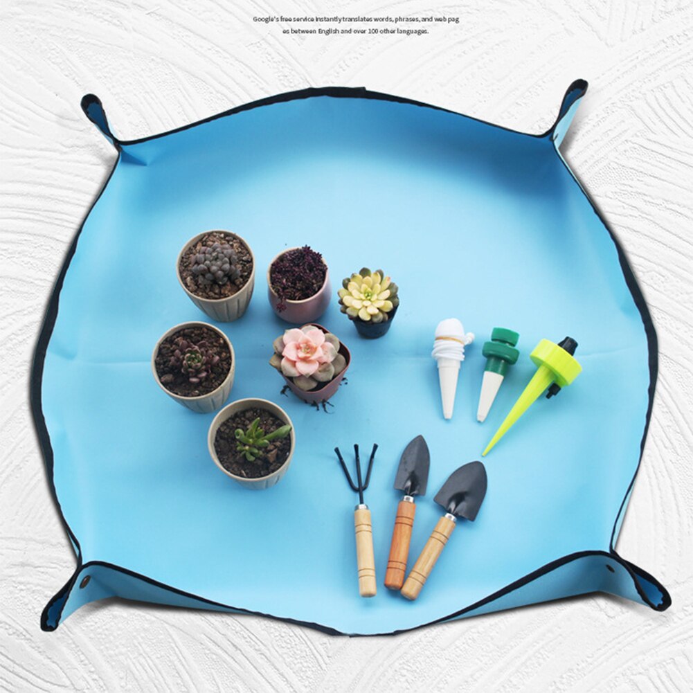 50-100cm pflanzmatten, Oxford-gartenmatten, pflanzunterlagen, wasserdichte, faltbare topfmatten, pflanzunterlagen
