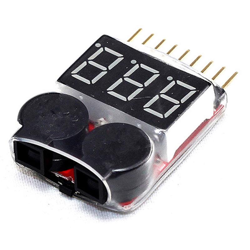 Rc Zoemer 1-8S Lipo Alarm Warner Schutz Checker Voltage Buzzer Led F9R3 V7J0 Tester G0H3