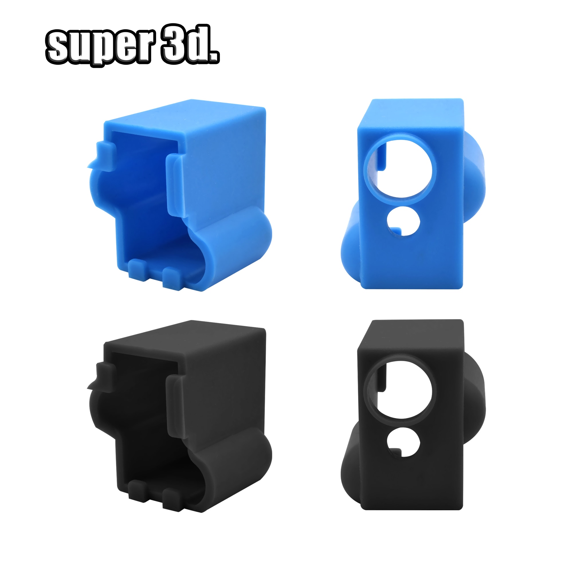 3D Drucker Teile Vulkan Silikon Socken mit Beheizten Aluminium Block für V6 J-kopf Hotend Extruder Reprap Block Schutzhülle abdeckung