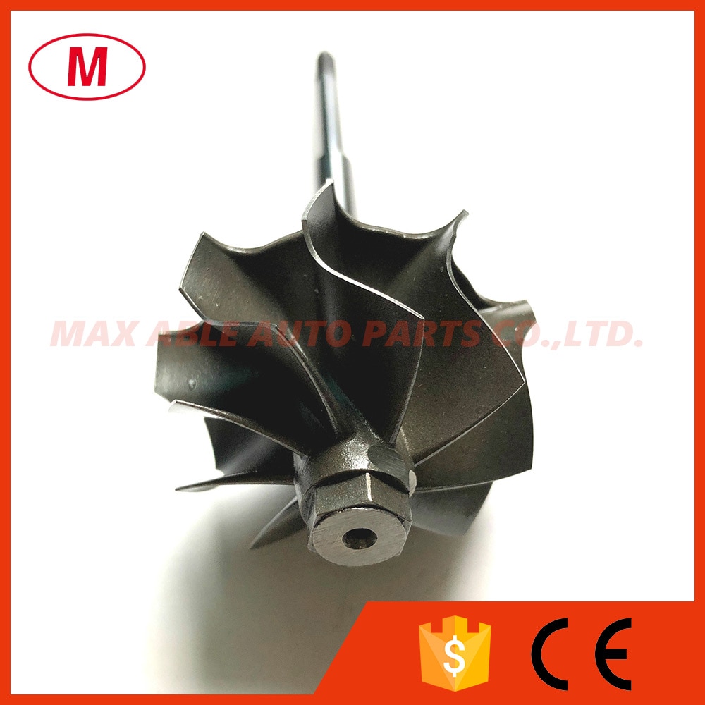 TD04L 41.2/47.2mm 9 blades Turbocharger Turbine Shaft &Wheel/Turbo Turbine Wheel Shaft for Volv*o Suba/ru Turbo part