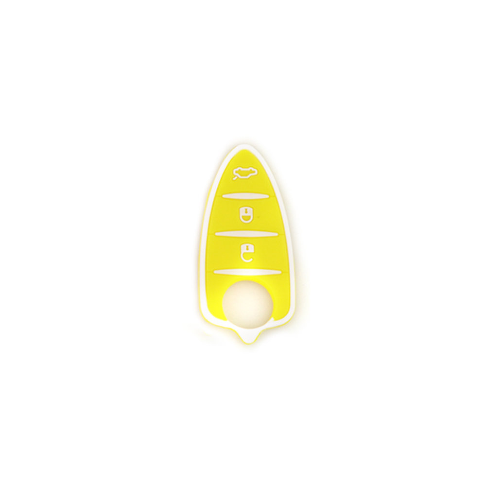 YIQIXIN 3 botones Flip reemplazo Fob funda para Alfa Romeo Mito Giulietta 159 GTA 147 156 166 carcasa plegable para llave de coche remota: Plata