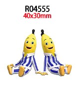 30 stk/lot banan i pyjamas planharpiks for hårbowas og tilbehør  r04549 r0455 r0456: R04555