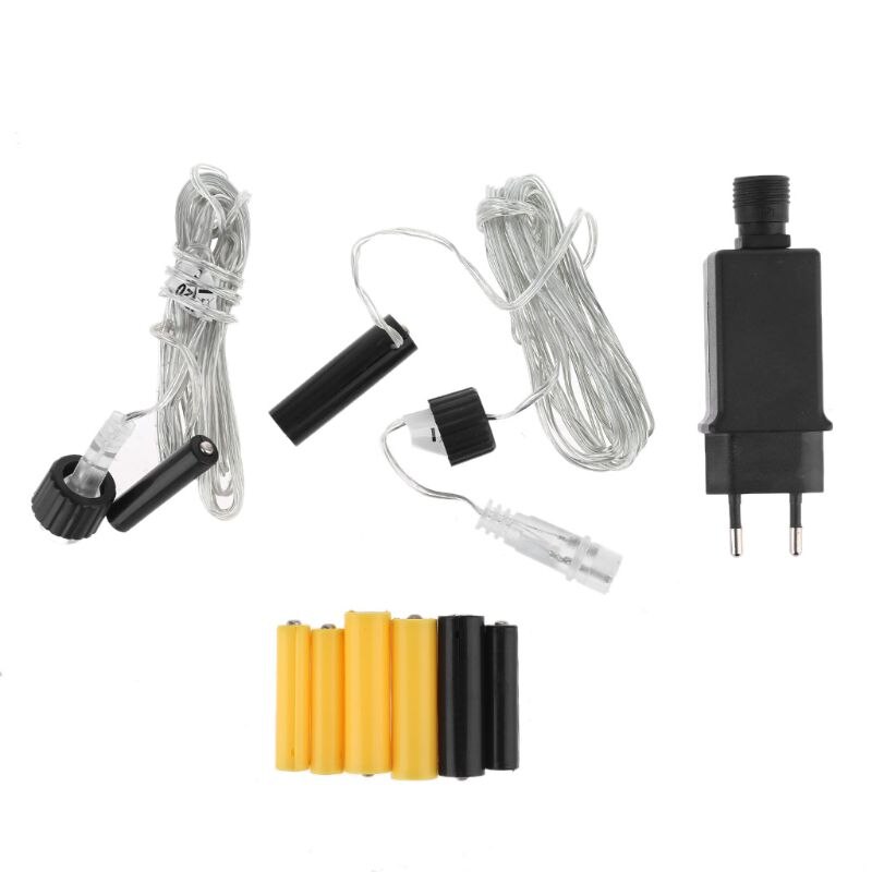 AA AAA Battery Eliminator Replace 2x 3x AA AAA Battery Cable for Radio LED Light 634B: C