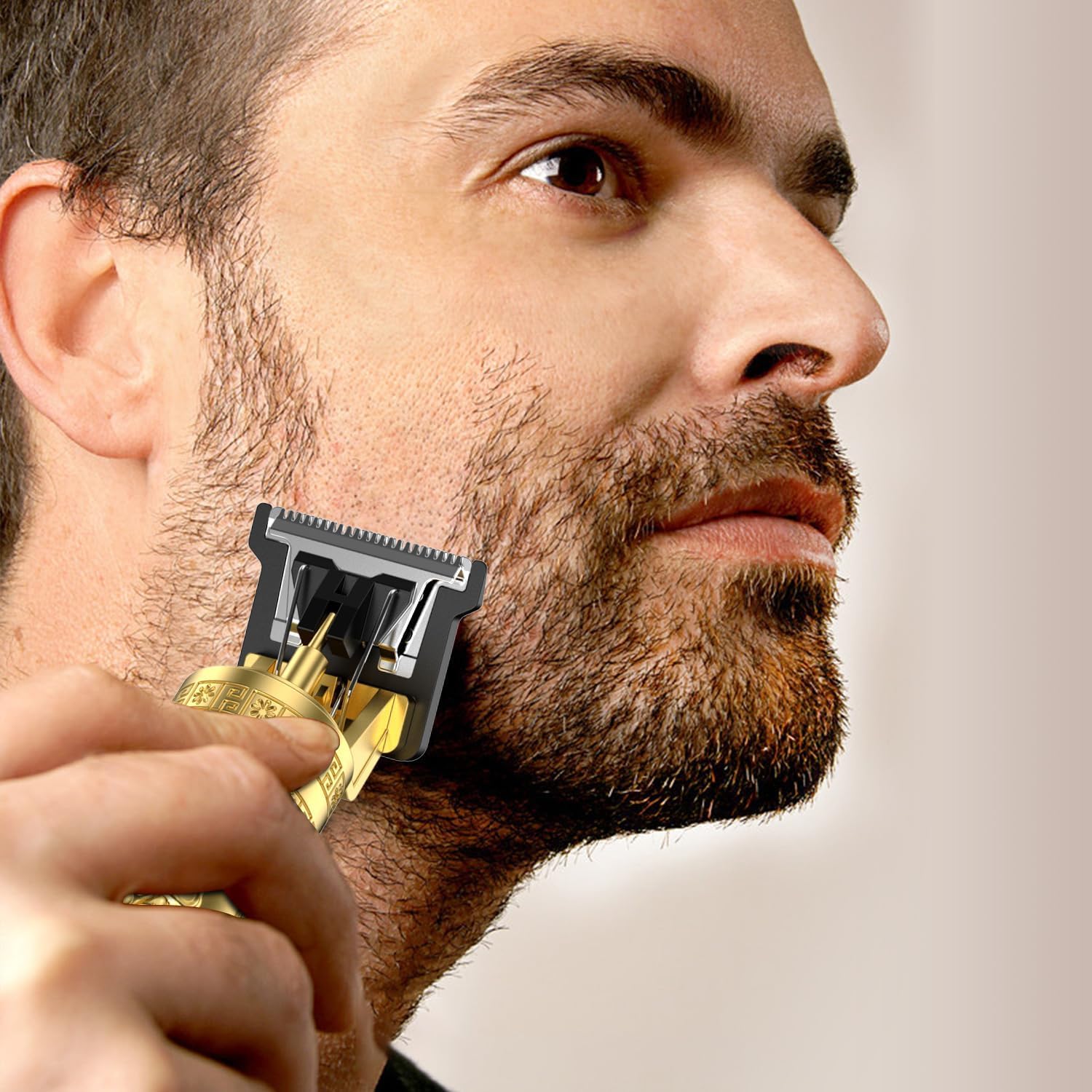 Beard Trimmer for Men Zero Gapped T-Blade Hair Clipper & Mustache Trimmer Kit with LCD Display Hair Shears
