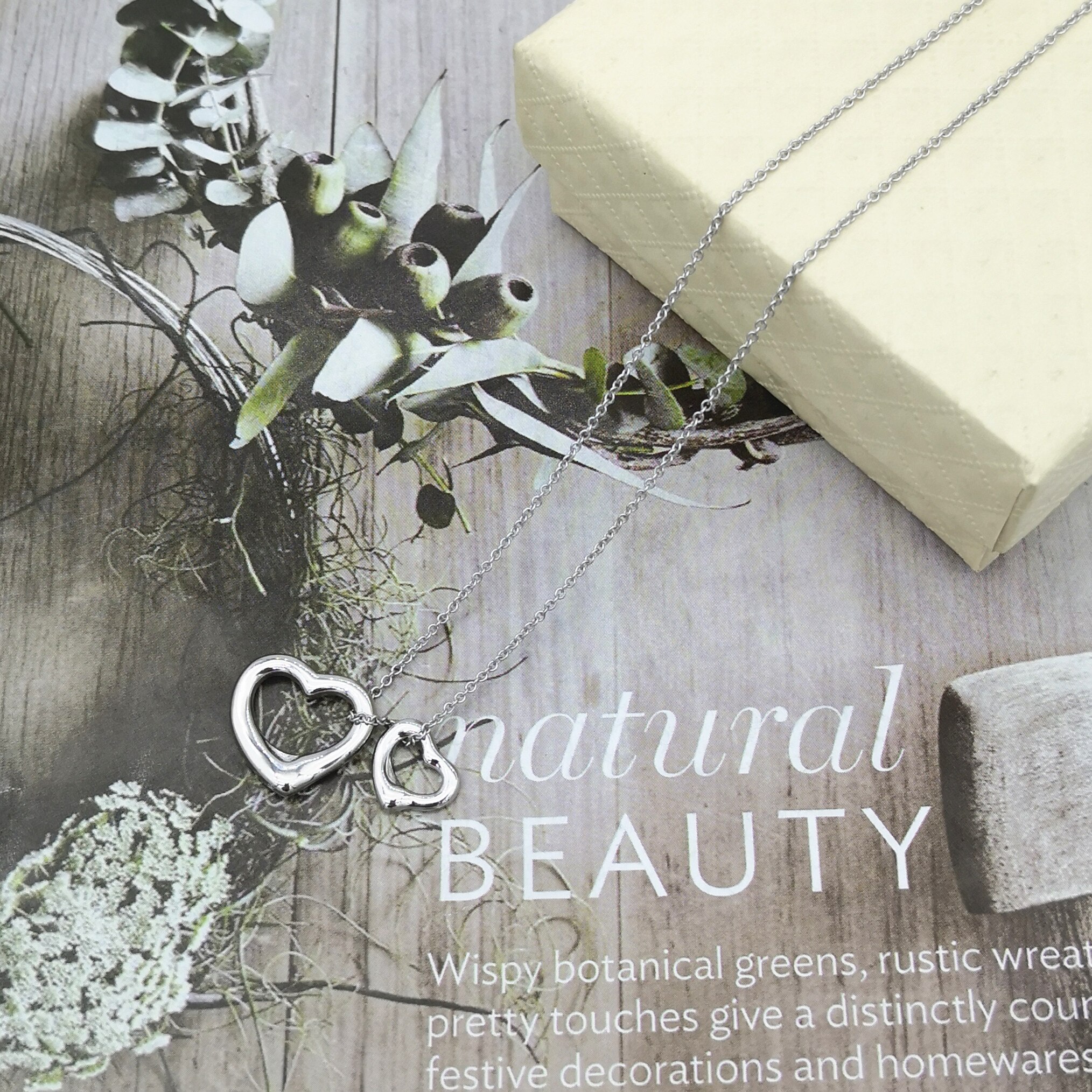 Prata esterlina 925 moda clássica coração de prata rosa coração de ouro senhoras colar jóias presente do feriado