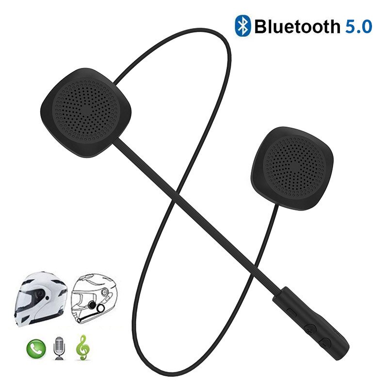 Motorhelm Headset Bluetooth 5.0 Edr Hoofdtelefoon Microfoon Fiets Helm Oortelefoon Handsfree Speaker Call Automatische