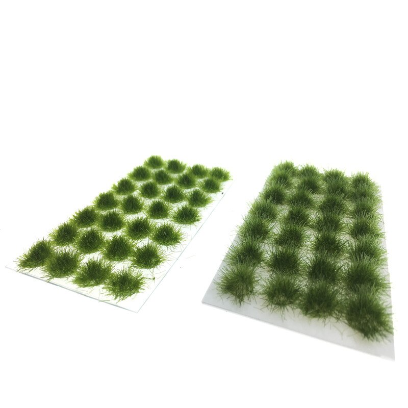 5-8mm Statische Gras Pulver Rasen Beflockung Nylon Spielzeug Modell Szene Machen Mitte Grün einfarbig Diorama Sand Tabelle Simulation Anlage