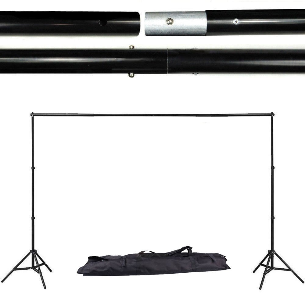 ZUOCHEN Fotostudio 2x2 m Verstelbare Heavy Duty Achtergrond Ondersteuning Stand KIT