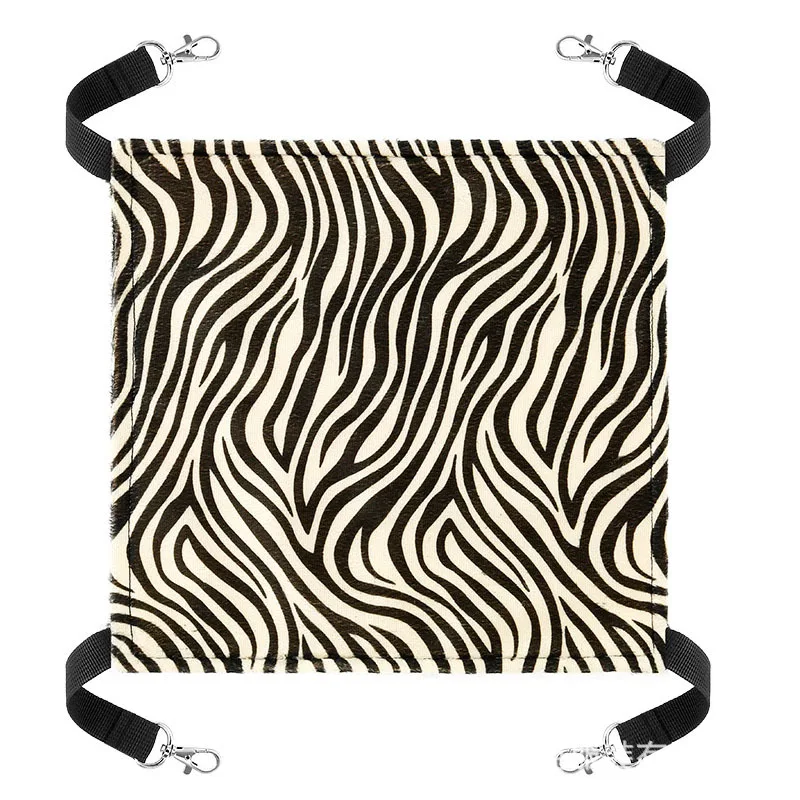 Letto amaca in tela per gatti letti per criceti per animali domestici letto sospeso su entrambi i lati letto a dondolo per animali domestici criceto scoiattolo coniglio resto forniture per il sonno: M / prugna