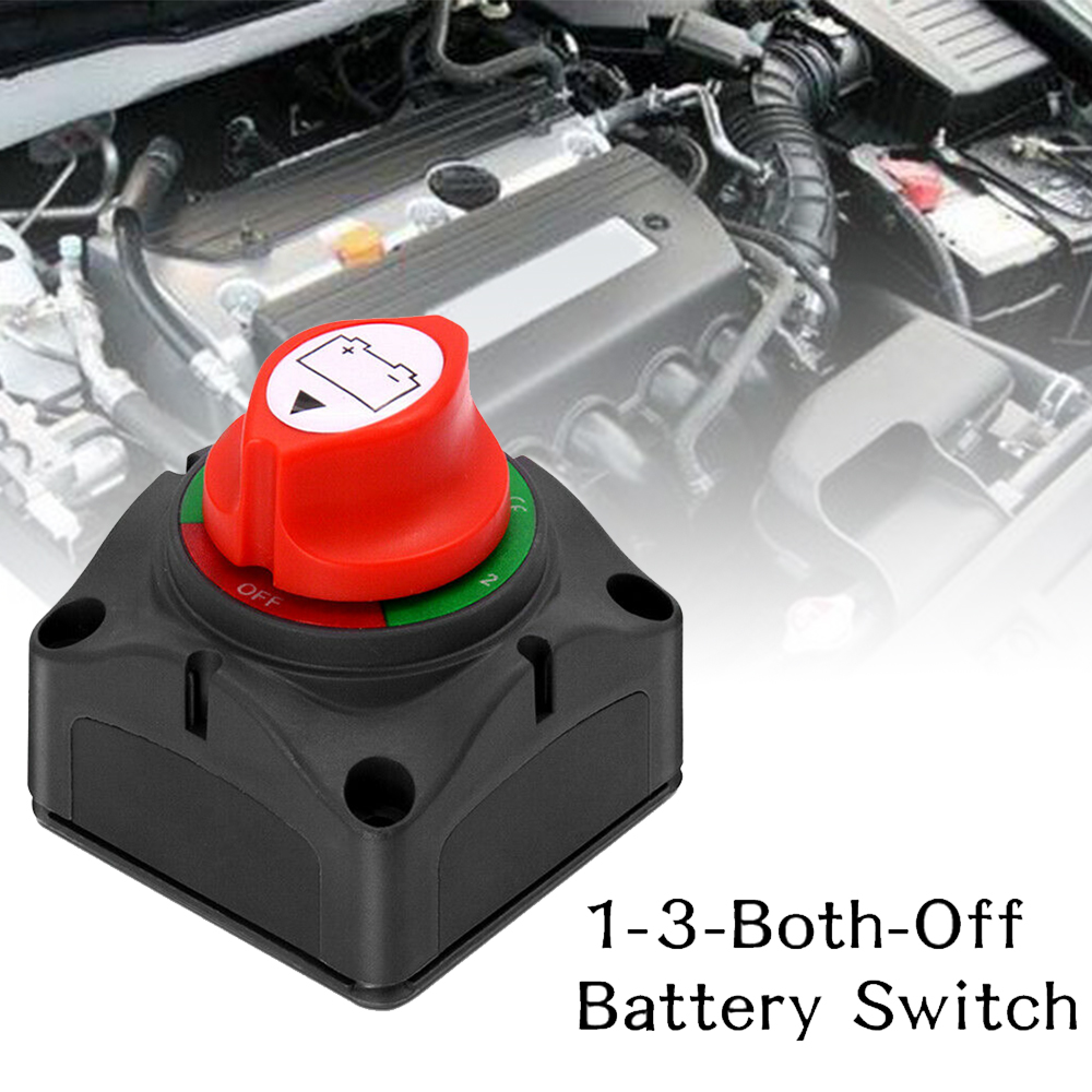 Universal- 12V 24V 48V 200a Autobatterie-Trenn schalter Doppel batteriesc Halfter 3-Positionen-Batteriewahlschalter für Autoboot