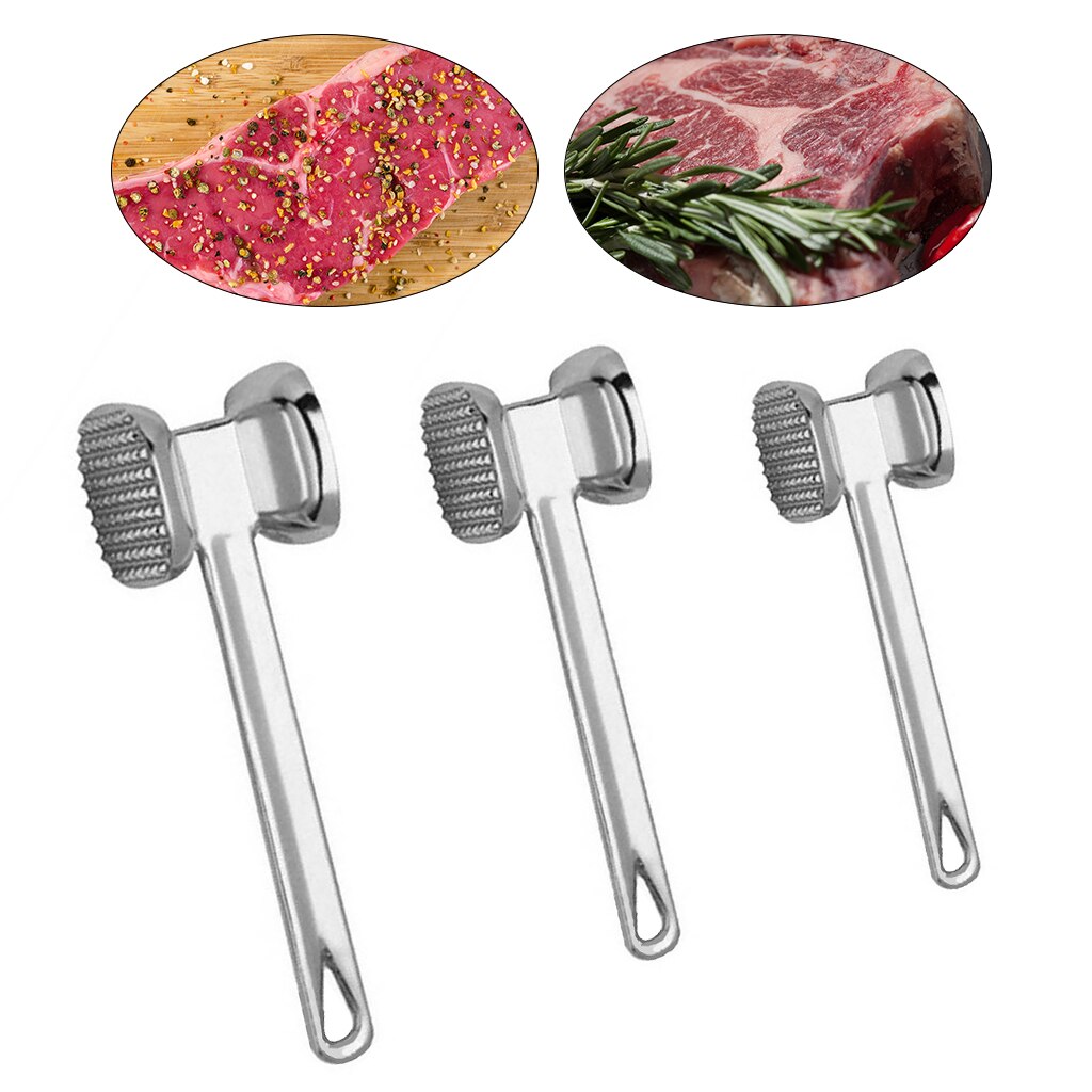 Meat Tenderizer, Dual-Sided Meat Mallet, Meat Hammer Used for Steak, Chicken, Fish，Meat Pounder, Meat Tenderizer Tool