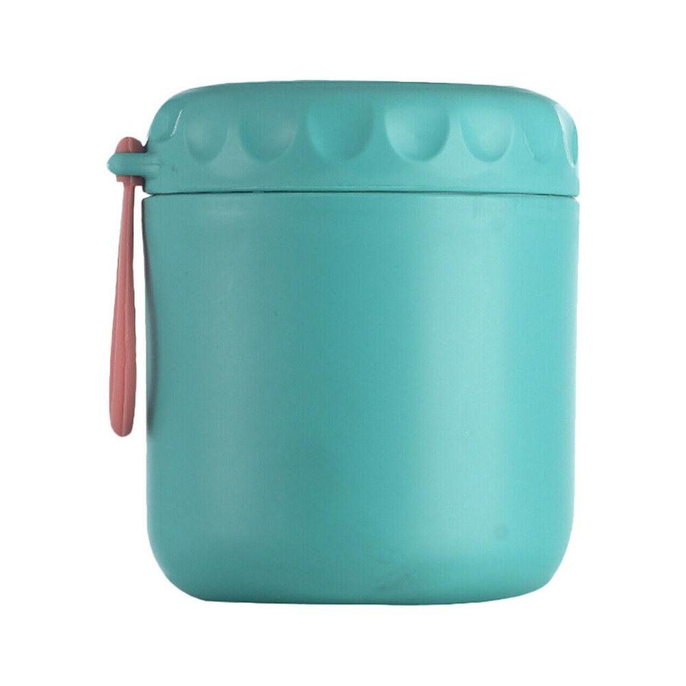 Stainless Steel Insulated Lunch Box Soup Holder Portable Food Container For Picnic School Office Hand-Held Soup Cup Thermos: Green