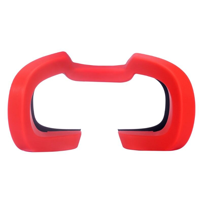 Zachte Anti-Zweet Siliconen Oogmasker Case Cover Skin Voor Oculus Rift S Vr Bril: RED