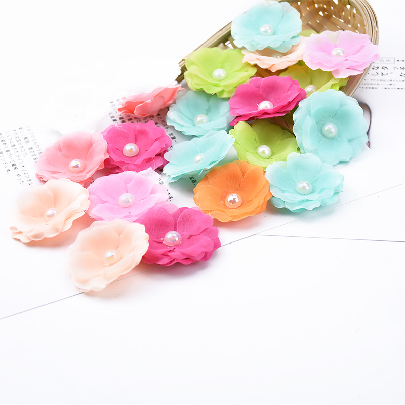10 stuks Parel bloem handwerken een cap decoratieve bloemen scrapbooking wedding bridal accessoires klaring kunstbloemen