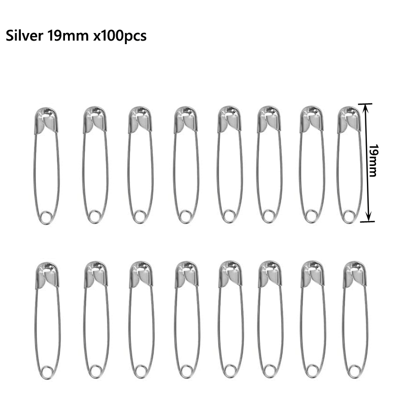 10-100p 22/28/38/45/54mm Zilver Gouden Veiligheidsspelden DIY Naaigereedschap Accessoire Ijzeren Naalden Veiligheidsspeld Broche Kledingaccessoires: Goud