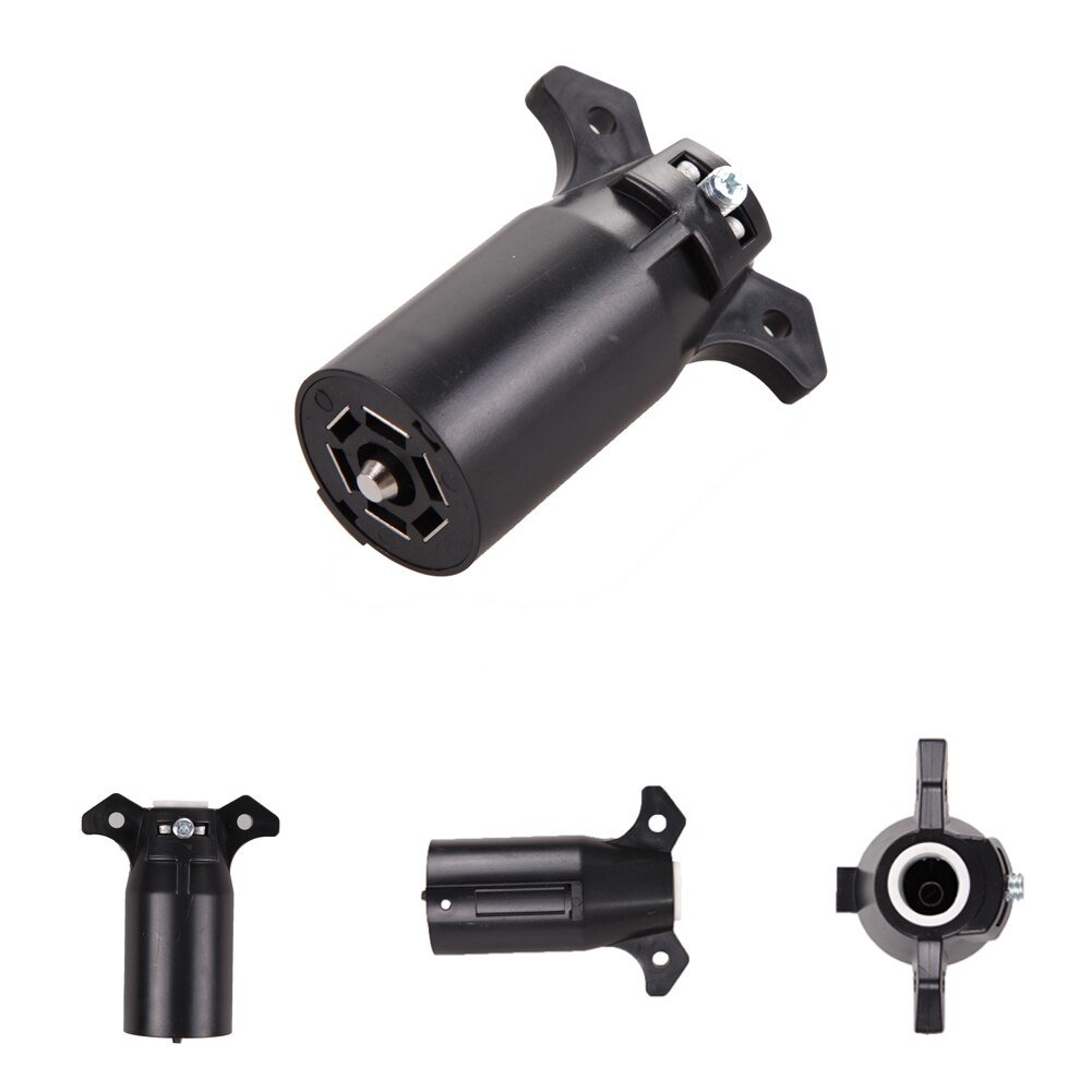 Auto Stecker 7 Stift Anhänger Stecker Amerikanischen 7 Weg Klinge Runde Stecker für Ford Jeep Toyota aufsammeln Reinem Kupfer Korrosion beständig