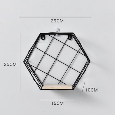 Wooden Gold Storage Racks Hanging Decor Storage Box Flower Pot House Storage Rack Wall Book Figurines Display Crafts Shelves: 2