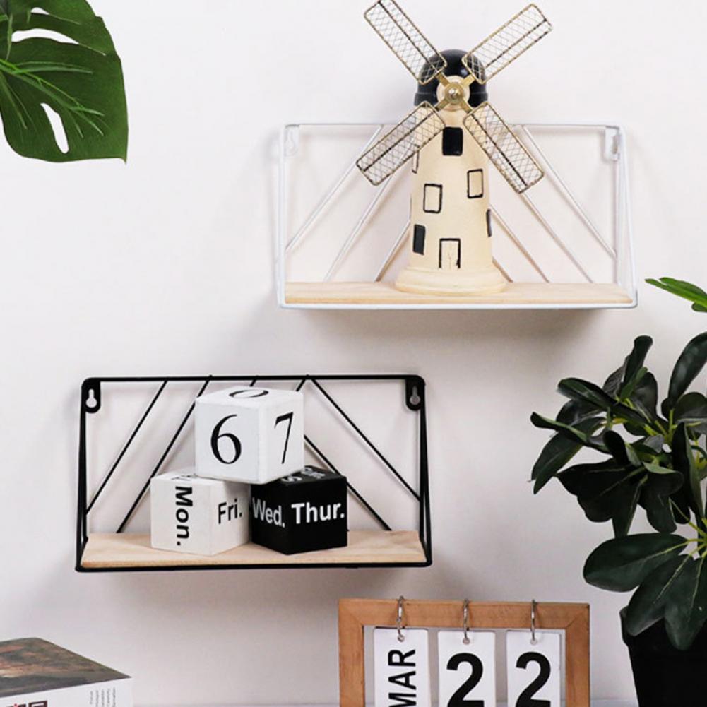 Entryway Shelf Wall Mount Load Bearing Simple Style Decorative Wall Hanging Shelf Modern Style Durable Portable for Home