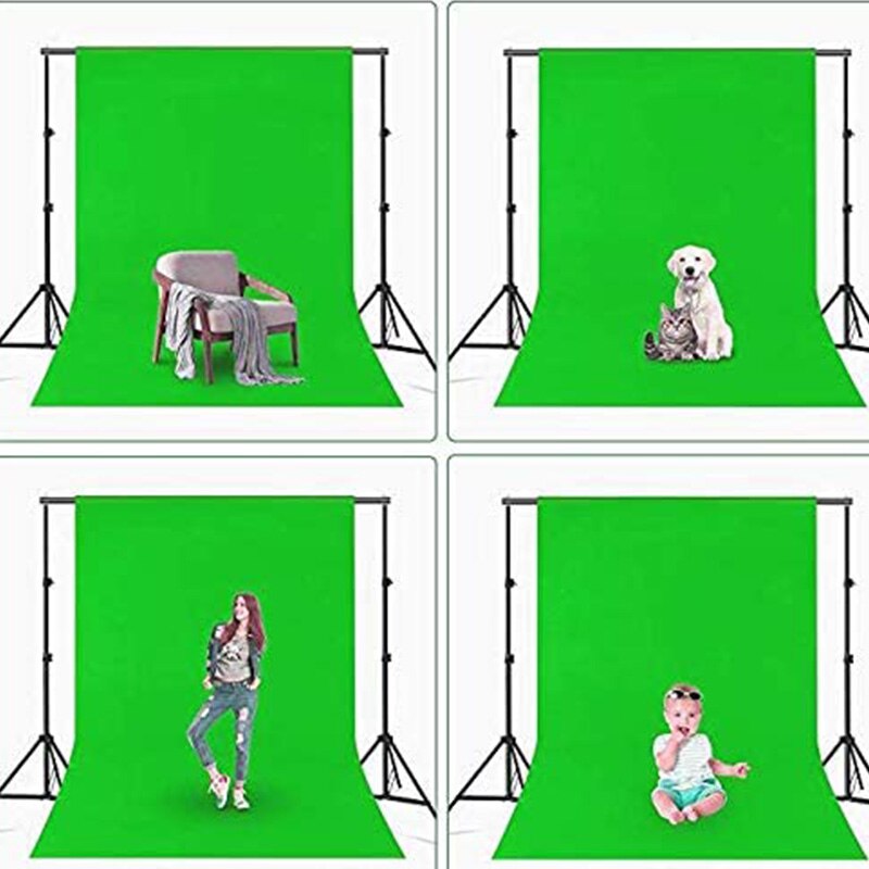 Greenscreen achtergrond studio fotografie achtergrond polyester-katoenen stof naadloos voor portret productfotografie