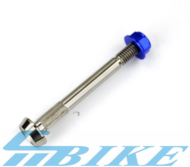 TWTOPSE Pro 10g Titanium Bicycle Rear Shocks Bolts For Brompton Bike Durable Aluminum Alloy Nuts Suspension Block Bolt Parts: Blue Rear Shocks