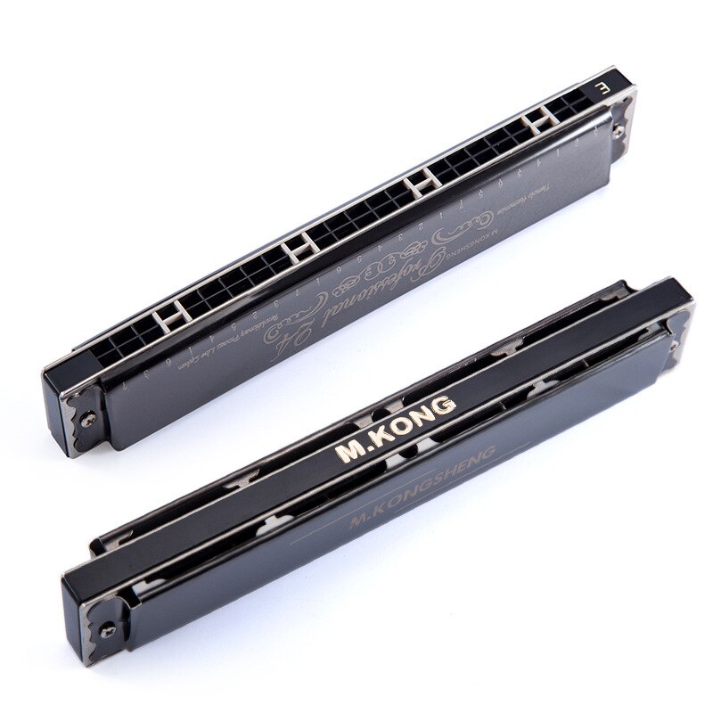 Harmonica 24-Hole Harmonica Confucius Performce Classroom Teaching Beginners Students Adult Playing C Key Harmonica