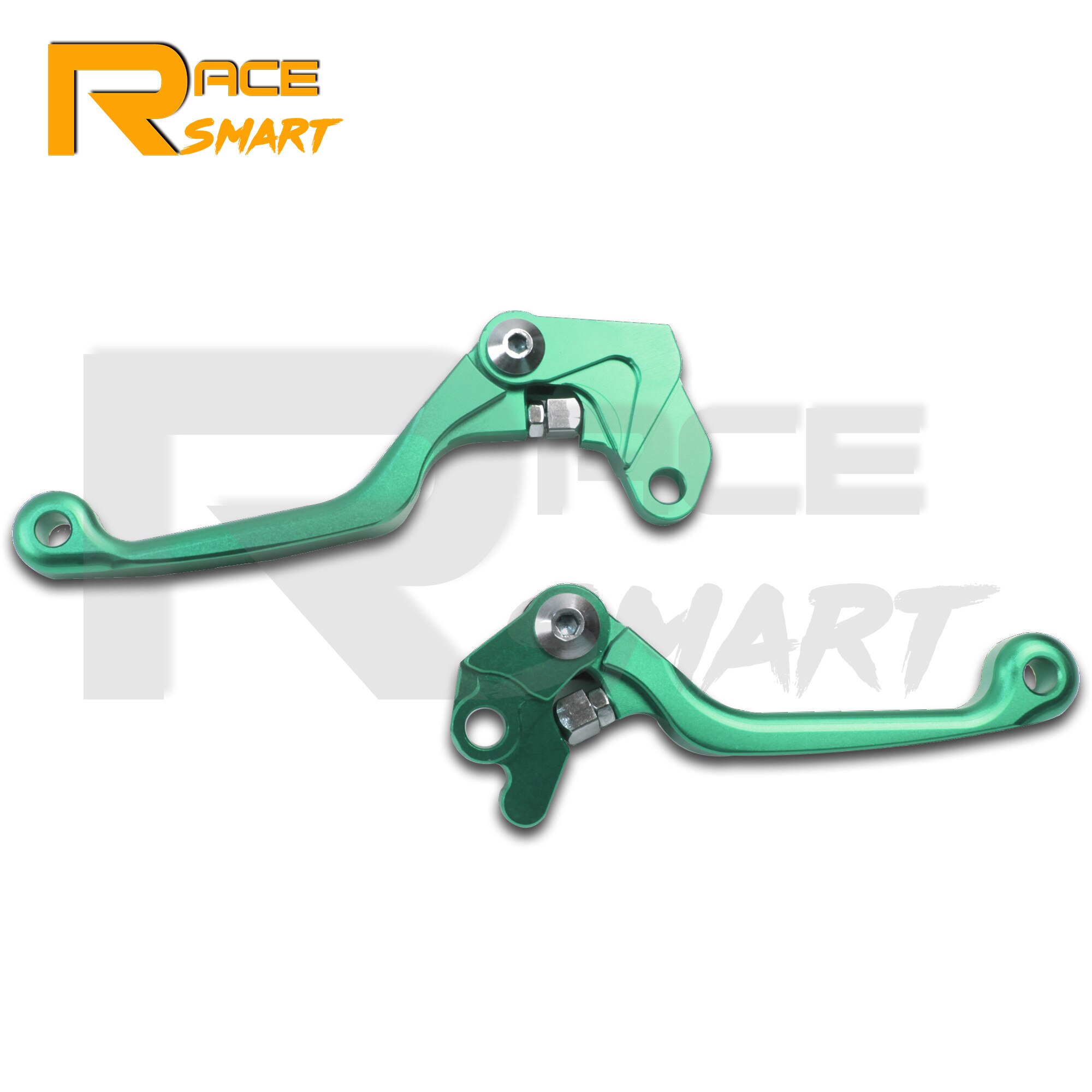 Palancas de embrague de freno de aluminio CNC para motocicleta, accesorio para KAWASAKI KFX250, KFX450, , KFX, 250, 450, KFX-250, , , , azul, 1 par: Green
