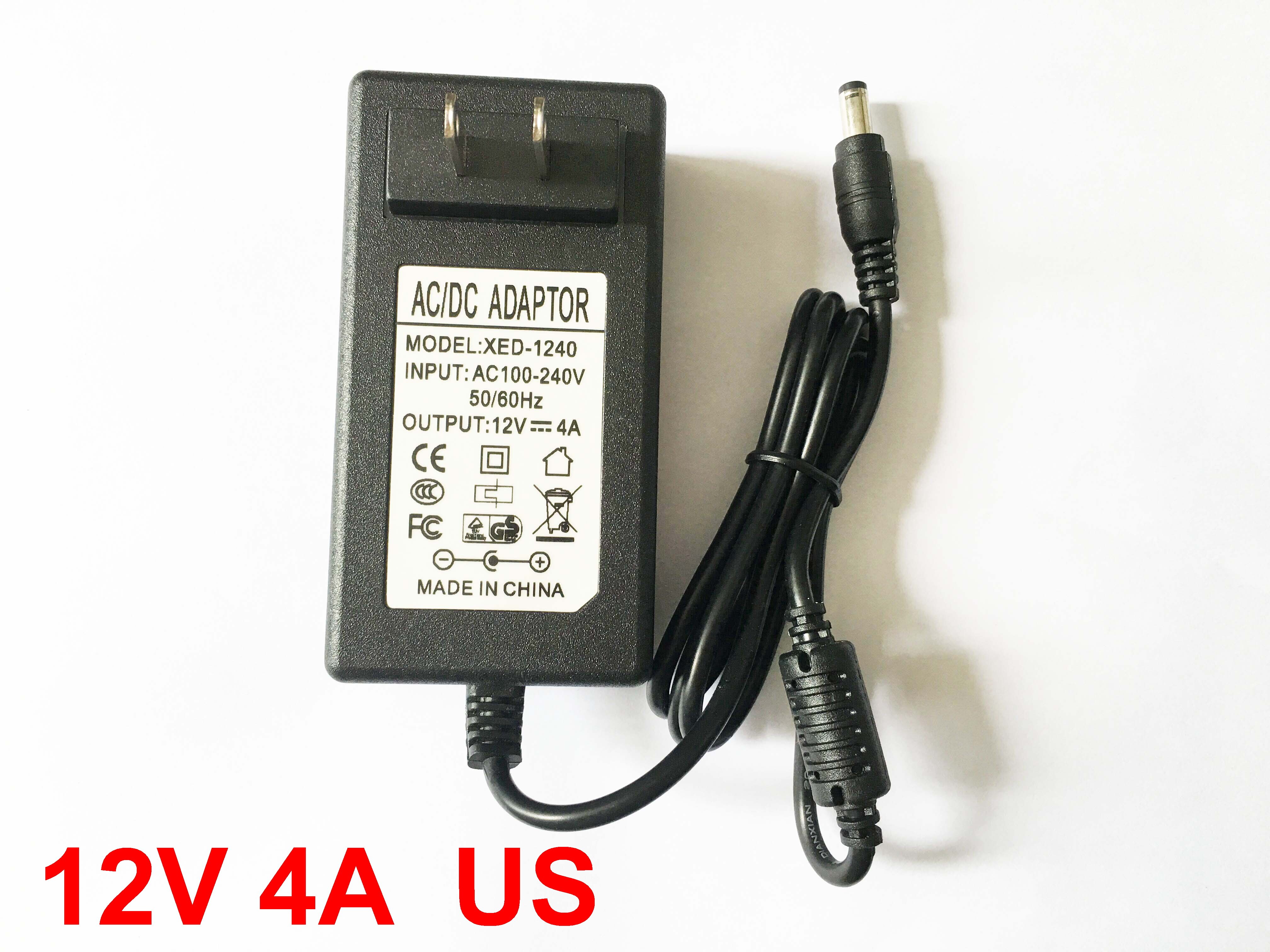 1 pcs 12 V 3A 4A 100 V-240 V Converter Adapter 36 W 48 W Power voeding DC 5.5mm x 2.1mm-2.5mm voor 5050/3528 LED Light