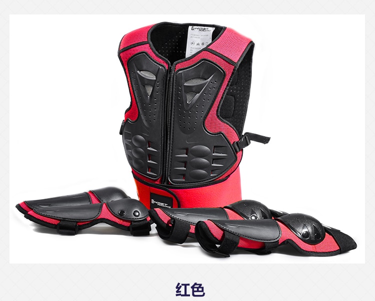 Motorcycle protective gear children's armor clothing riding protective off-road suit sports knee pads elbow