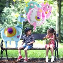 Cartoon Lama Aluminium Folie Ballon Dier Alpaca Lucht Ballon Voor Verjaardag Baby Shower Mexicaanse Fiesta Luau Party Supply