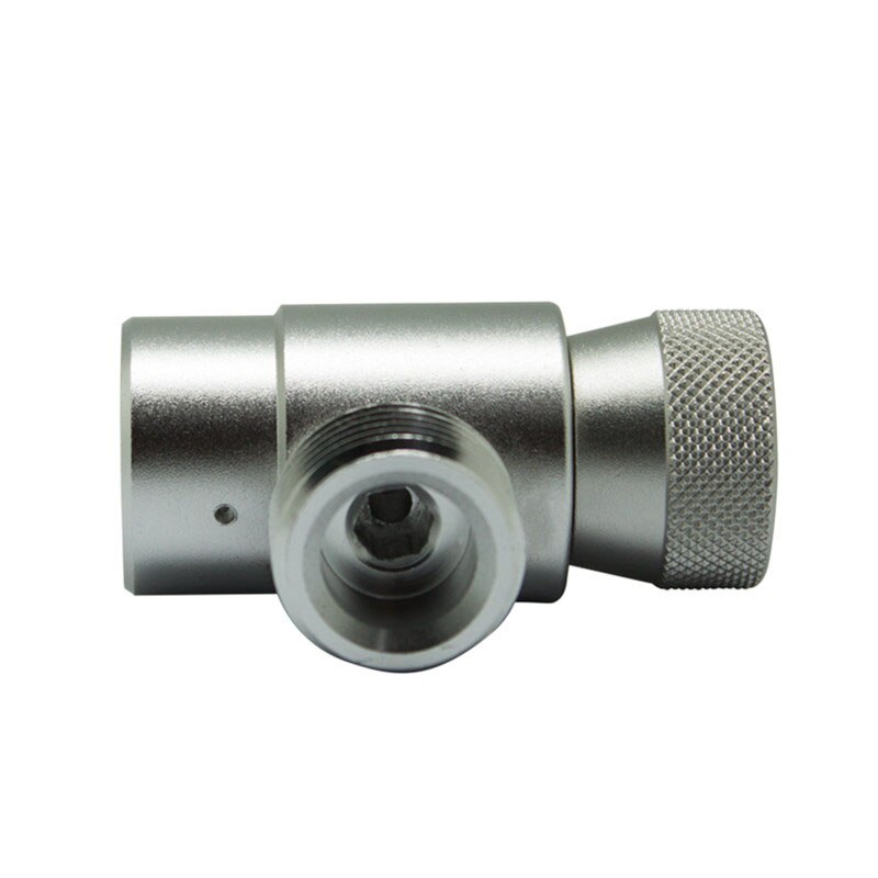 Verstelbare klep pin Metalen CO2 Gas Vulling Refill Adapter Connector Voor Sodastream Soda Tank-Zilver Bar Bar Accessoires