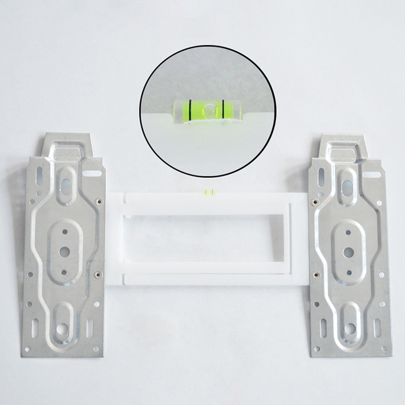 Universal Wall Mount Adjustable Support Bracket for Home Split Air Conditioner Indoor Unit with Level Gauge