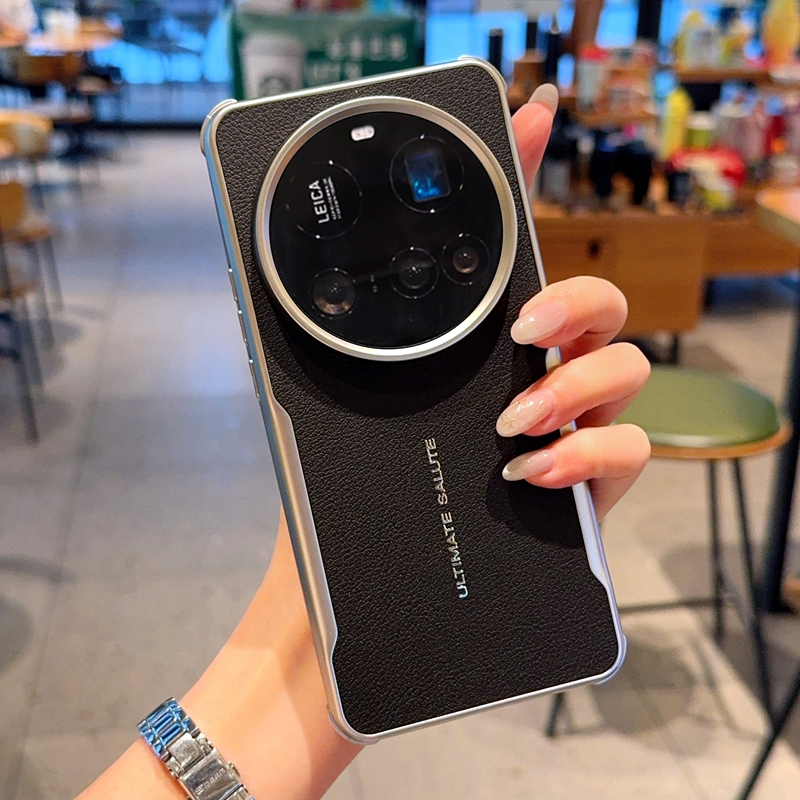 For Xiaomi 15 Ultra 14 Ultra Leather Magnetic Waterproof Extraordinary Series Dropproof Fingerprint Phone Case: Beige / For Xiaomi 15 Ultra