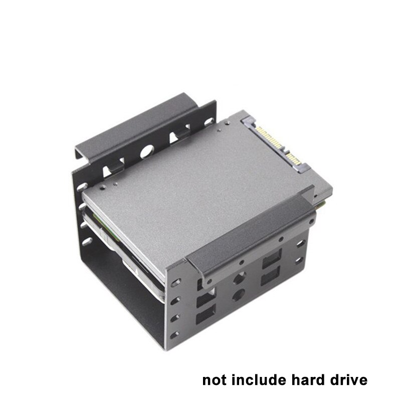 4-Bay 2.5 "Tot 3.5" Inch Adapter Bracket Hard Drive Caddy Ssd Aluminium Chassis Hard Drive interne Montage Tray Caddy Bay