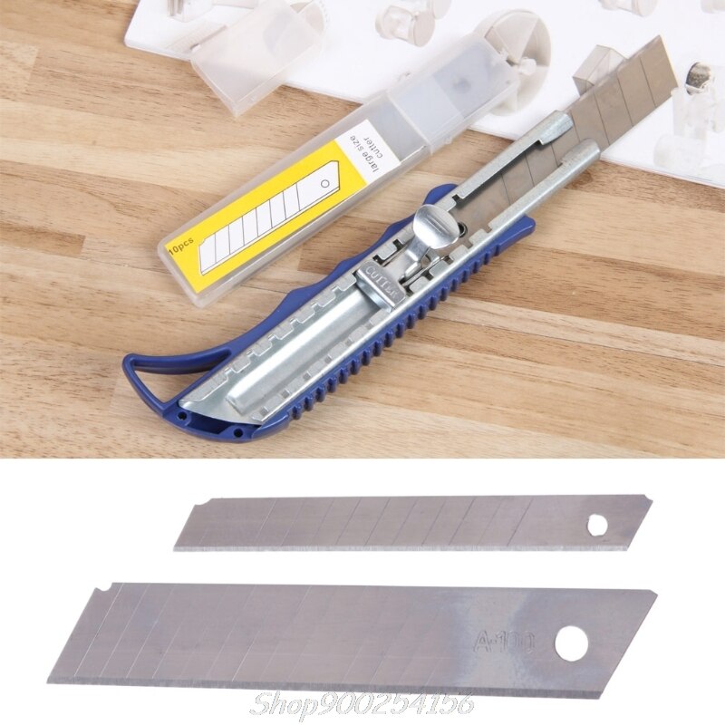 10 Pcs Box Cutter Letter Opener Snap off Replacement Blades 9/18mm Utility Knife Blades Jy31 20