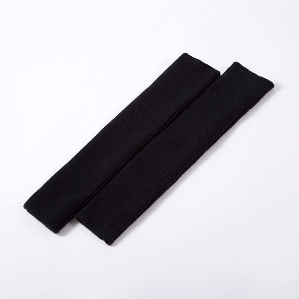 Calcetines largos de Yoga para mujer, calcetín de baile, para gimnasio, Fitness, uso diario, calcetín de tejer, para hacer ejercicio, sección larga Latina cálida: Black